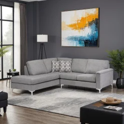 Sectionnel avec chaise longue à gauche