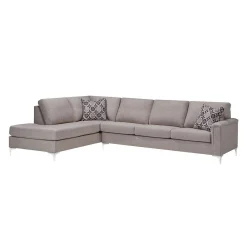 Sectionnel avec chaise longue à gauche