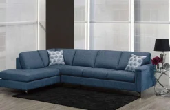 Sectionnel avec chaise longue à gauche