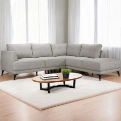 Sectionnel avec chaise longue à droite