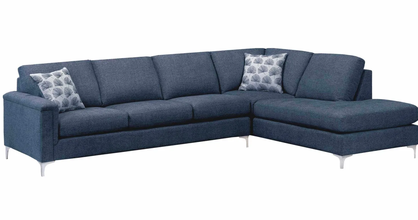 Sectionnel avec chaise longue à droite