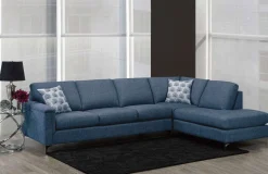Sectionnel avec chaise longue à droite