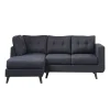 Sectionnel avec chaise longue à gauche