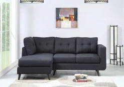 Sectionnel avec chaise longue à gauche