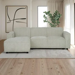 Sectionnel avec chaise longue à gauche