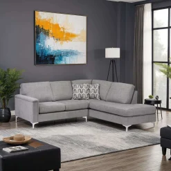 Sectionnel avec chaise longue à droite