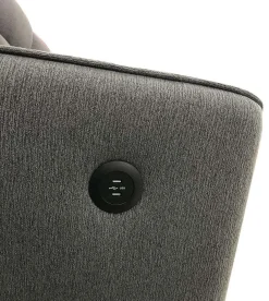 Sectionnel convertible réversible avec prises USB