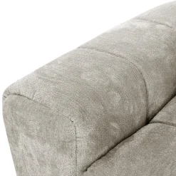 Sectionnel de style guimauve avec chaise longue à droite - gris