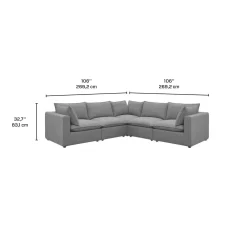 Sectionnel modulaire - 5 mcx