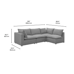 Sectionnel modulaire - 4 mcx