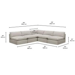 Sectionnel modulaire - 5 mcx
