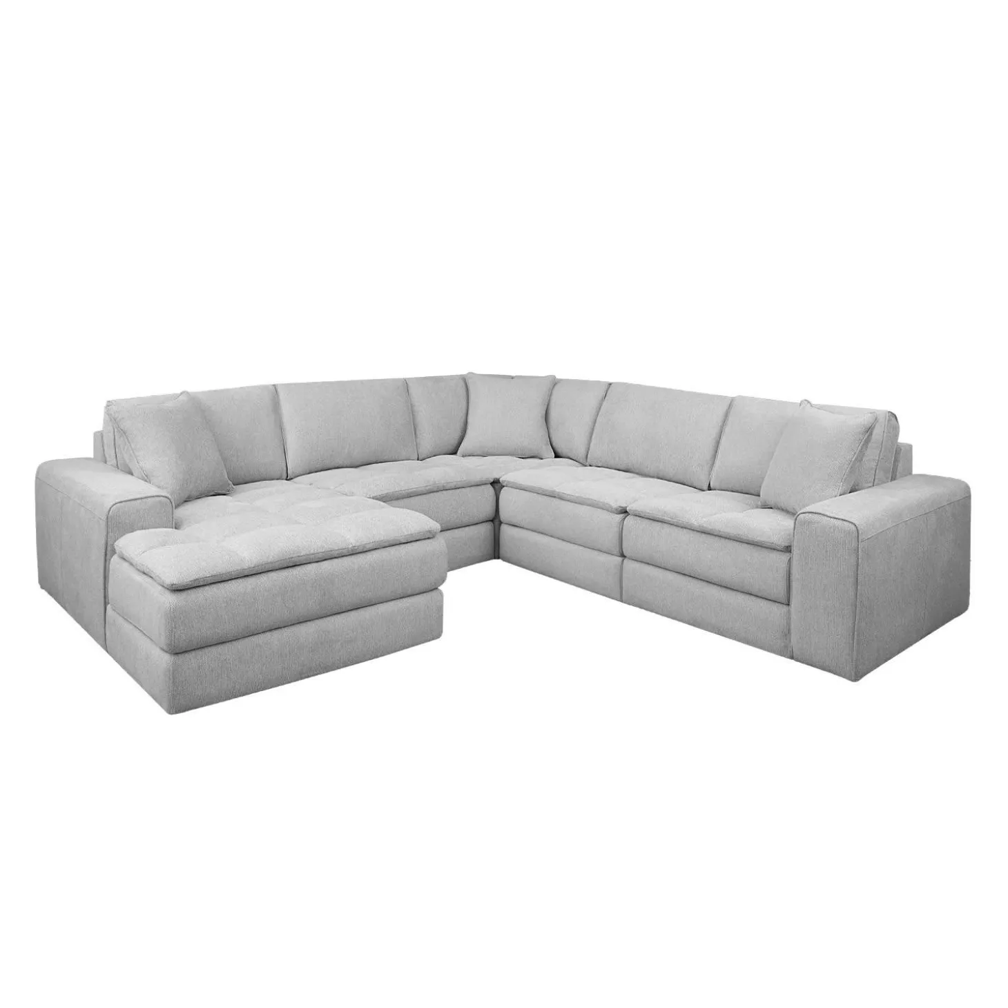 Sectionnel modulaire avec chaise longue à gauche - 5 mcx