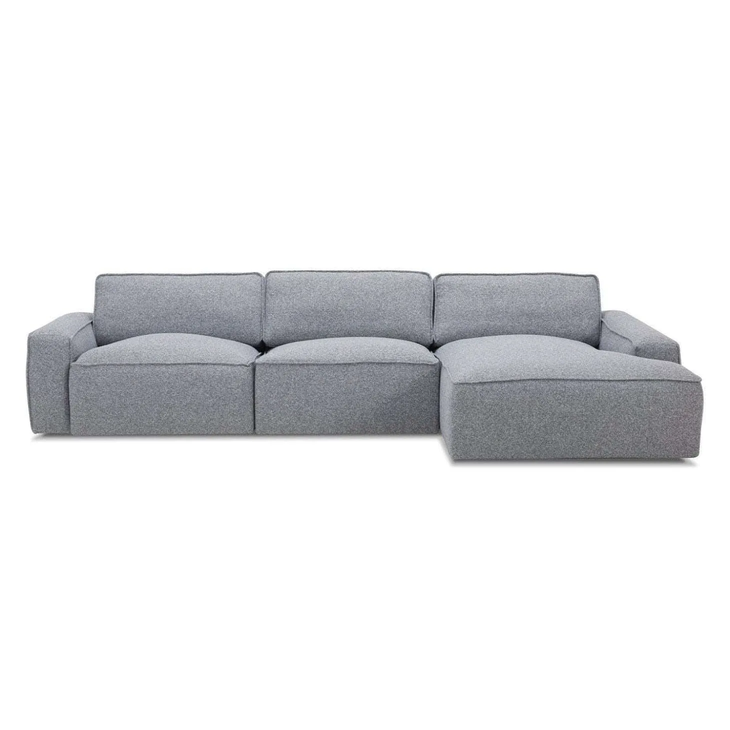 Sectionnel modulaire avec chaise longue à droite - 3 mcx
