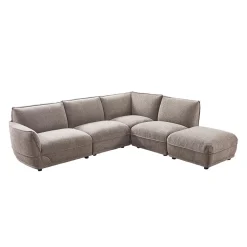 Sectionnel modulaire avec ottoman - 5 mcx