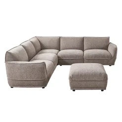 Sectionnel modulaire avec ottoman - 6 mcx