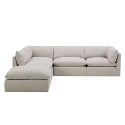 Sectionnel modulaire avec ottoman - 5 mcx