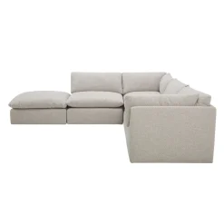 Sectionnel modulaire avec ottoman - 5 mcx