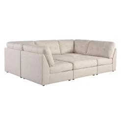 Sectionnel modulaire avec ottoman - 6 mcx