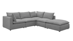 Sectionnel modulaire avec ottoman - 5 mcx