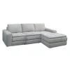 Sectionnel modulaire avec chaise longue à droite - 3 mcx