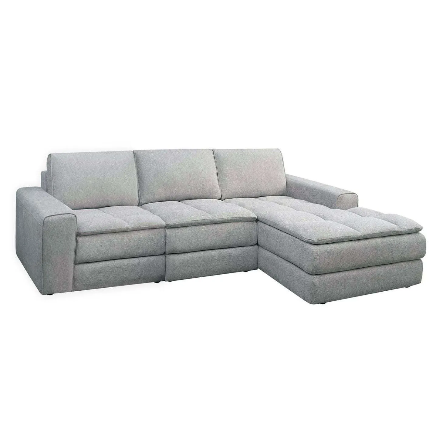 Sectionnel modulaire avec chaise longue à droite - 3 mcx