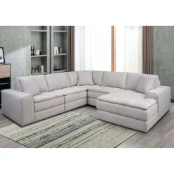 Sectionnel modulaire avec chaise longue à droite - 5 mcx