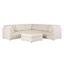 Sectionnel modulaire avec ottoman - 6 mcx