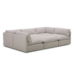 Sectionnel modulaire convertible - 6 mcx