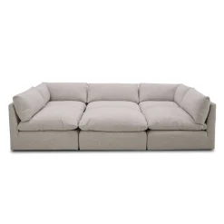 Sectionnel modulaire convertible - 6 mcx