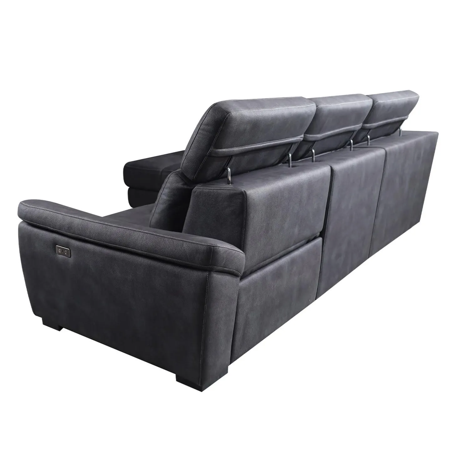 Sectionnel modulaire inclinable électrique avec appuis-tête ajustables - 4 mcx