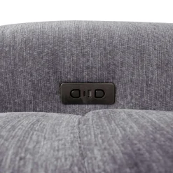 Sectionnel modulaire électrique inclinable avec 1 siège coulissant et chaise longue à gauche avec rangement - 4 mcx