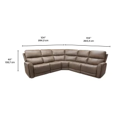 Sectionnel modulaire électrique inclinable - 5 mcx