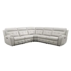 Sectionnel modulaire électrique inclinable avec dossier rabattable - 5 mcx