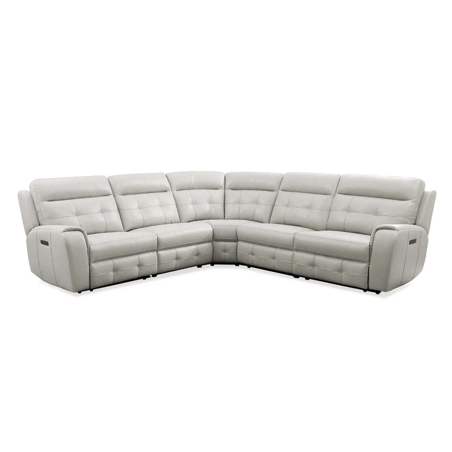 Sectionnel modulaire électrique inclinable avec dossier rabattable - 5 mcx