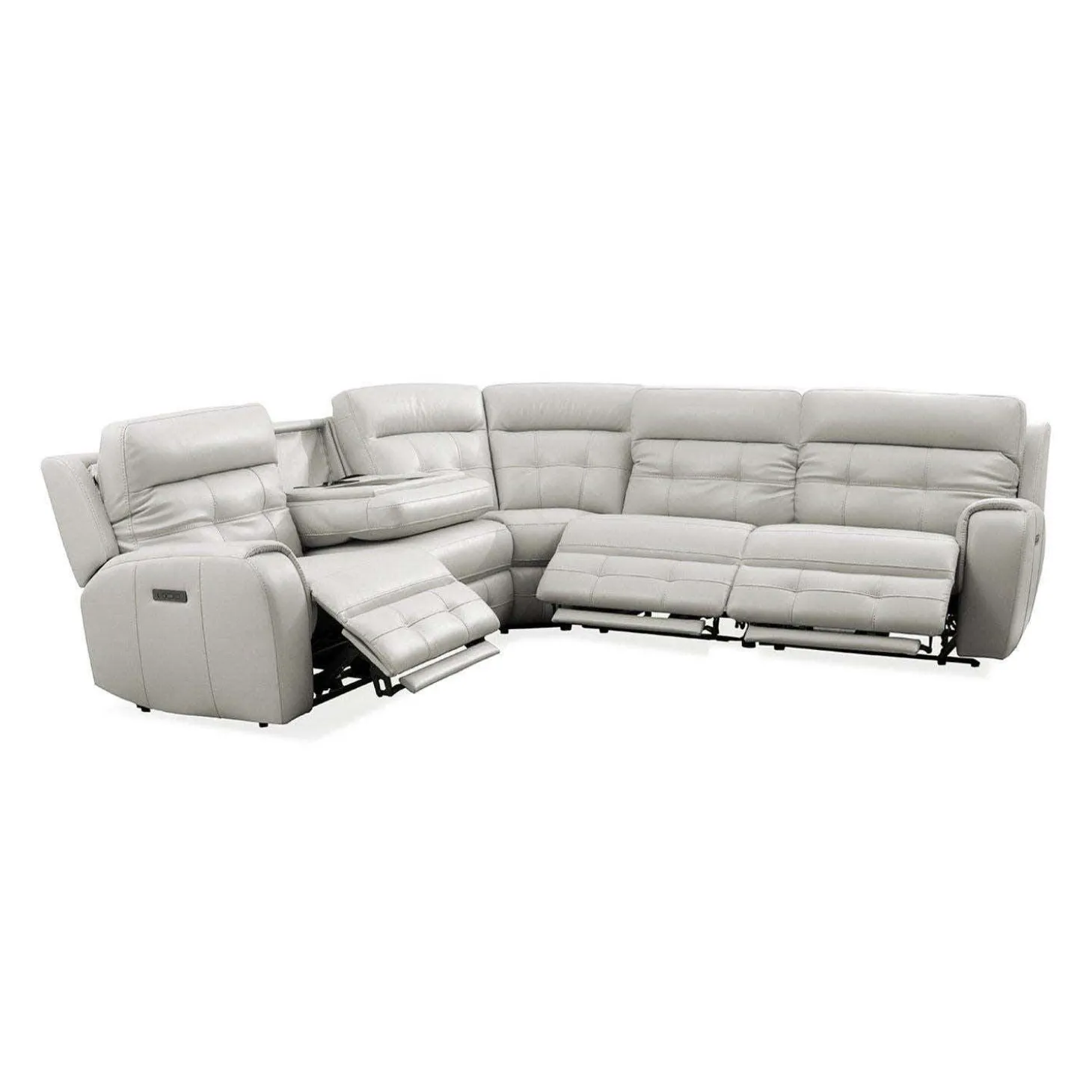 Sectionnel modulaire électrique inclinable avec dossier rabattable - 5 mcx