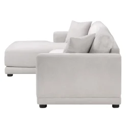 Sectionnel moelleux avec chaise longue à gauche