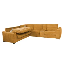 Sectionnel-lit inclinable électrique topaz avec console - 6 mcx