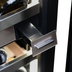 SILHOUETTE Cellier à vin encastré 24″ Inox 24