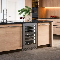 SILHOUETTE Cellier à vin encastré 24″ Inox 24