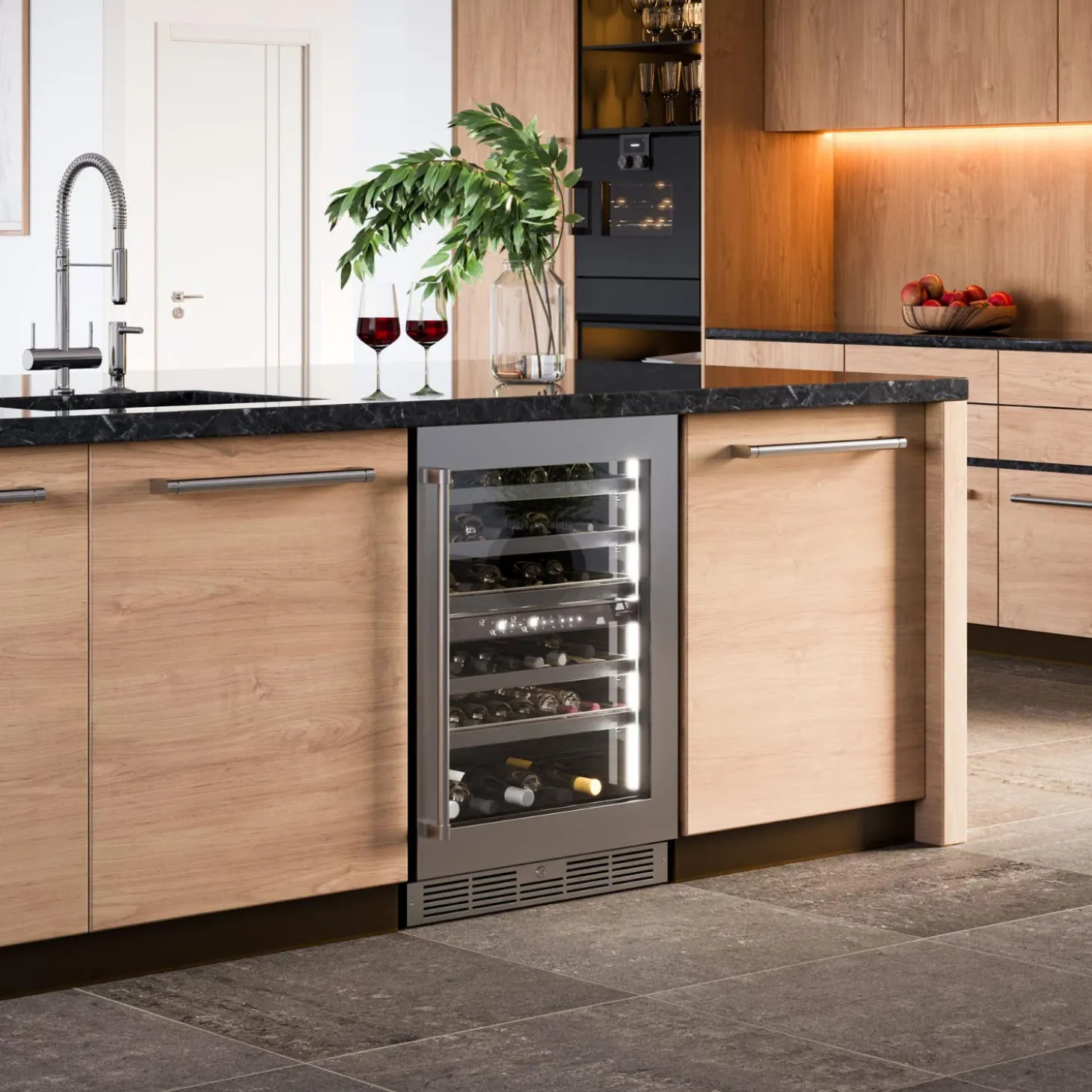 SILHOUETTE Cellier à vin encastré 24″ Inox 24" - SPRWC052D3SS