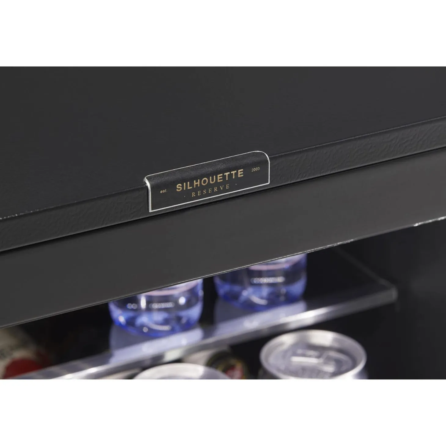 SILHOUETTE Centre de boissons encastré 24″ Noir 24" - SRVBC050L-SS