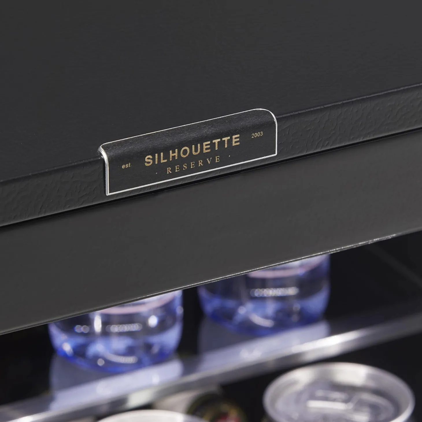 SILHOUETTE Centre de boissons encastré 24″ Noir 24" - SRVBC050R-SS