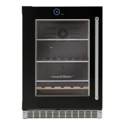 SILHOUETTE Centre de boissons 24 po Noir 24" - SRVBC050L