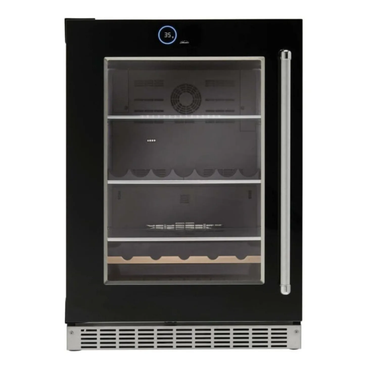 SILHOUETTE Centre de boissons 24 po Noir 24" - SRVBC050L