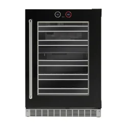 SILHOUETTE Refroidisseur à vin 24 po Noir 24" - SRVWC050R-SS