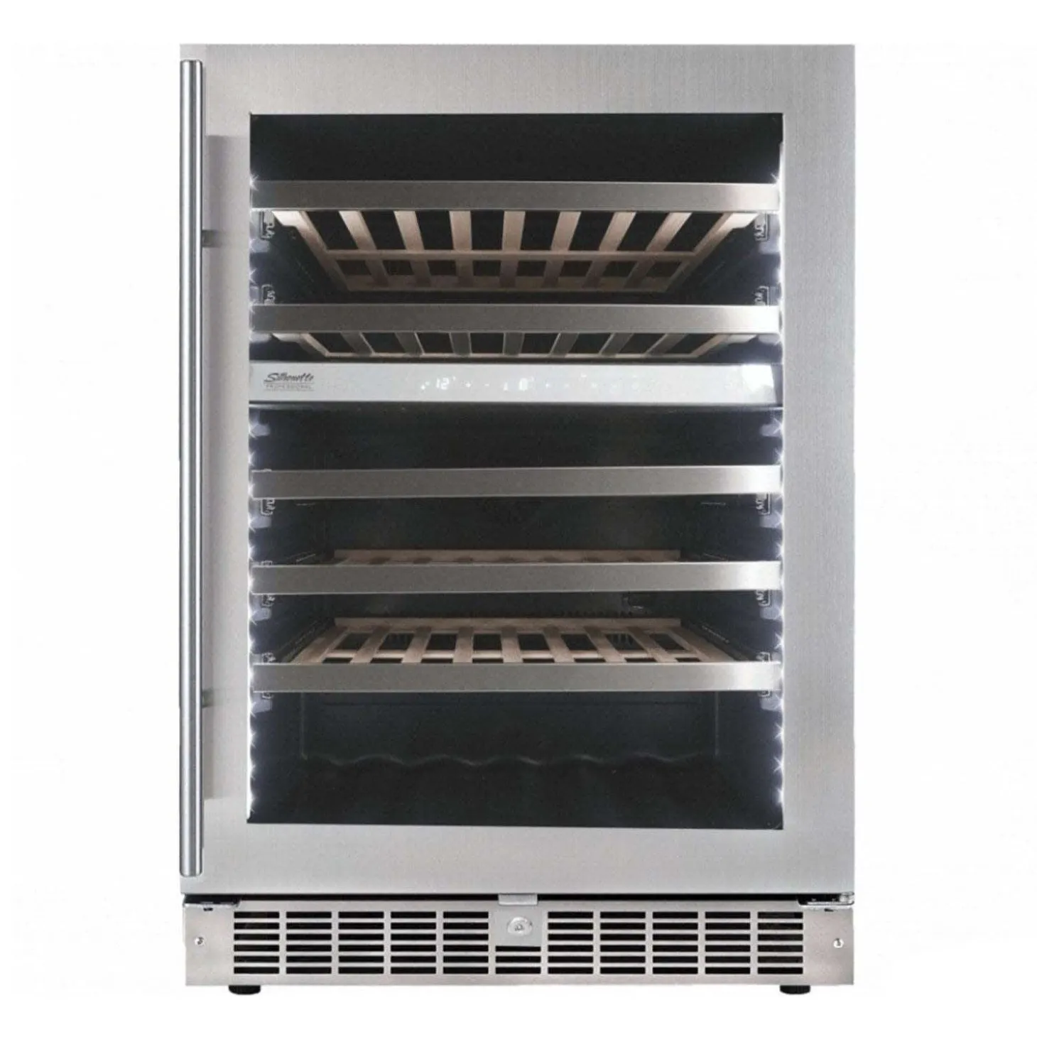 SILHOUETTE Refroidisseur à vin Inox 24" - SPRWC053D1SS