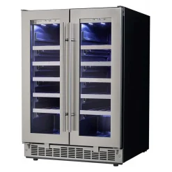 SILHOUETTE Refroidisseur à vin Inox 24" - DWC047D1BSSP