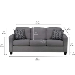 Sofa - gris charbon