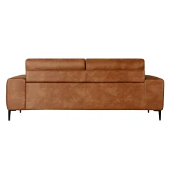 Sofa avec assises profondes et accoudoirs carrés