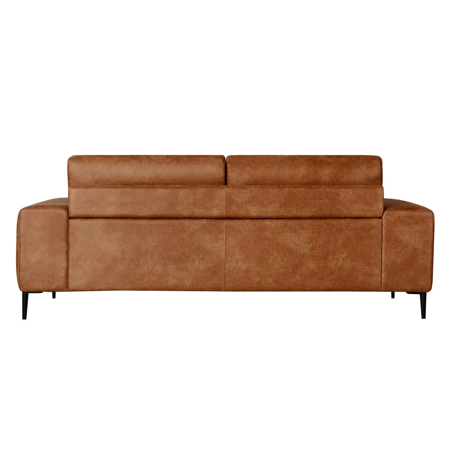 Sofa avec assises profondes et accoudoirs carrés